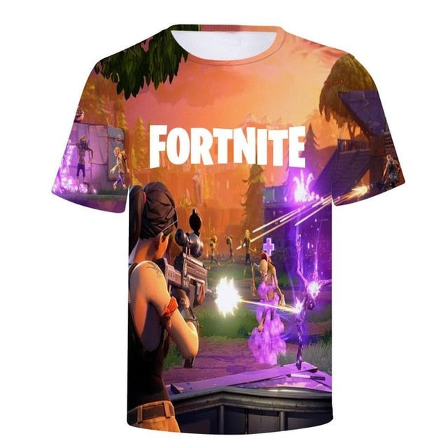 3D Print T Shirt Short Sleeve Tshirt Men Women Funny Tee Top Battle Royale t shirt men Fortnits Sweatshirt Shirts homme camiseta