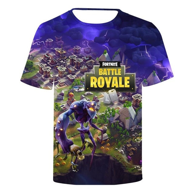 3D Print T Shirt Short Sleeve Tshirt Men Women Funny Tee Top Battle Royale t shirt men Fortnits Sweatshirt Shirts homme camiseta