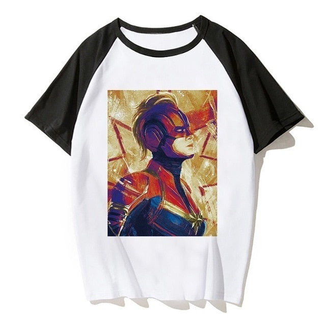 Newest Carol Danvers Captain Marvel 2019 T Shirt Men Tshirt Boy T-shirt America Camisas Men/women Male Streetwear Hiphop Clothes