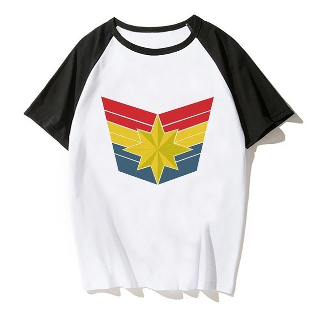 Newest Carol Danvers Captain Marvel 2019 T Shirt Men Tshirt Boy T-shirt America Camisas Men/women Male Streetwear Hiphop Clothes