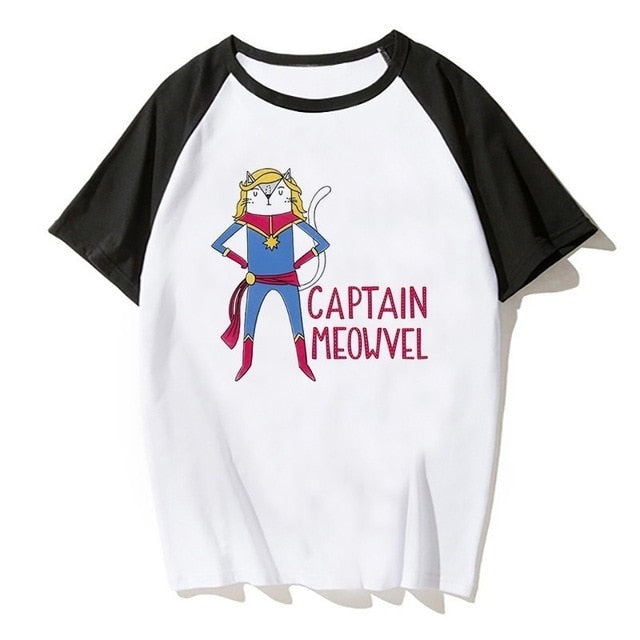 Newest Carol Danvers Captain Marvel 2019 T Shirt Men Tshirt Boy T-shirt America Camisas Men/women Male Streetwear Hiphop Clothes