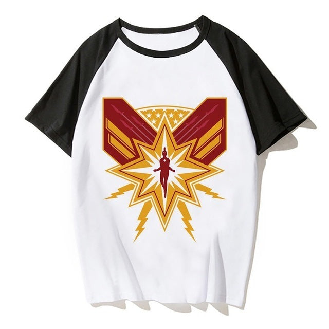 Newest Carol Danvers Captain Marvel 2019 T Shirt Men Tshirt Boy T-shirt America Camisas Men/women Male Streetwear Hiphop Clothes